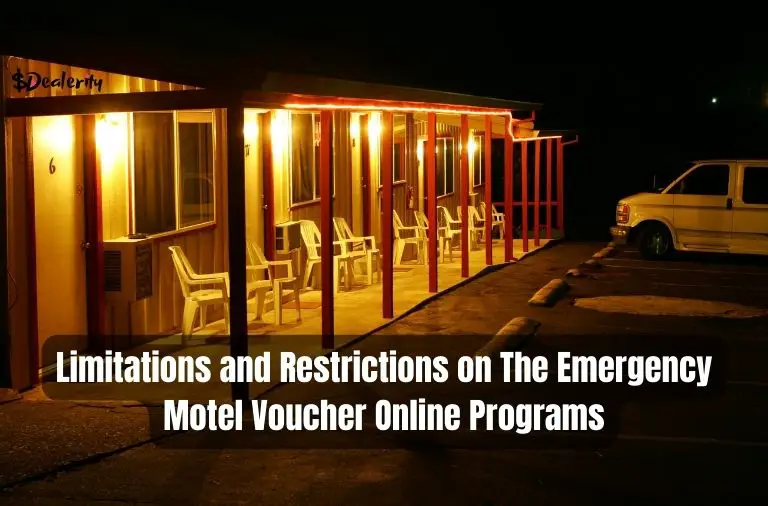 Limitations and Restrictions on The Emergency Motel Voucher Online Programs